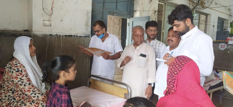 JDU delegation met people at PMCH